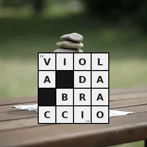 Hasło krzyżówkowe dawny instrument smyczkowy typ wioli trzymanej na ramieniu i opartej o obojczyk - viola da braccio – rozwiązanie, synonimy, podpowiedzi i definicje krzyżówkowe